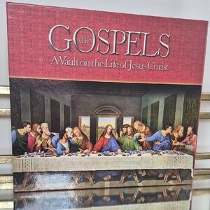 The Gospels-A Vault on the Life of Jesus Christ Hard Cover Book With Slip Cover.